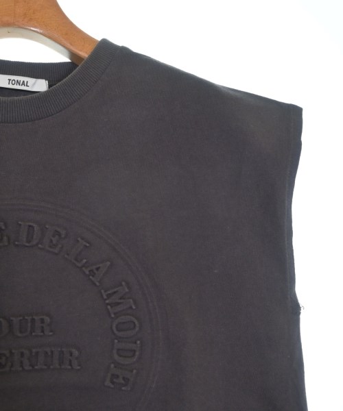 TONAL（トーナル）ノースリーブ 茶 サイズ:38(M位) レディース/2200623099070