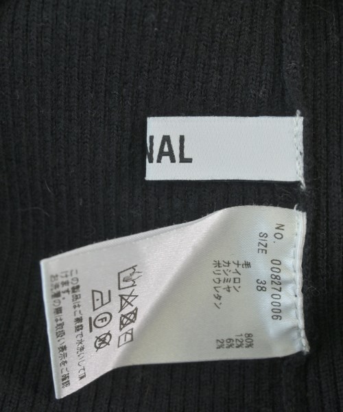 TONAL（トーナル）ニット・セーター 黒 サイズ:38(M位) レディース/2200661749012