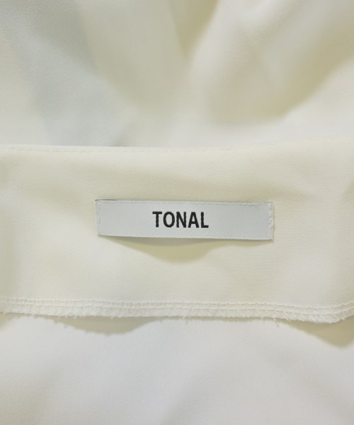 TONAL（トーナル）カジュアルシャツ 白 サイズ:38(M位) レディース/2200724792061