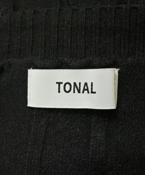 TONAL（トーナル）カーディガン 黒 サイズ:38(M位) レディース/2200685790175