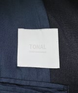 TONAL（トーナル）ノーカラージャケット 紺 サイズ:38(M位) レディース/2200688582180
