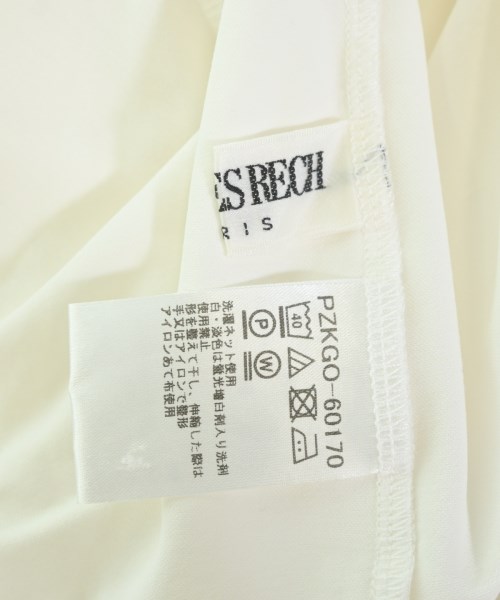GEORGES RECH（ジョルジュレッシュ）Tシャツ・カットソー 白 サイズ:38(M位) レディース/2200610806025