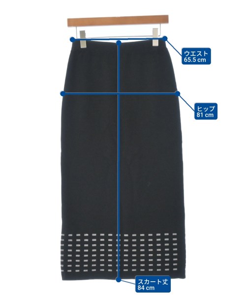 GEORGES RECH（ジョルジュレッシュ）ロング・マキシ丈スカート 黒 サイズ:38(M位) レディース/2200666179043