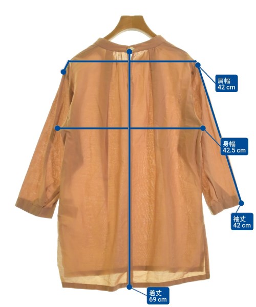 GEORGES RECH（ジョルジュレッシュ）ブラウス オレンジ サイズ:36(S位) レディース/2200667029385