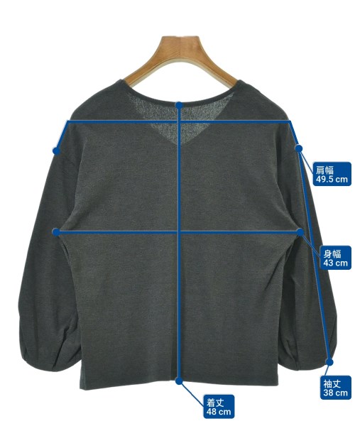 GEORGES RECH（ジョルジュレッシュ）Tシャツ・カットソー グレー サイズ:36(S位) レディース/2200684874326