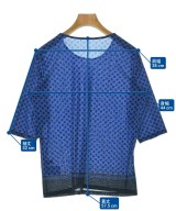 GEORGES RECH（ジョルジュレッシュ）Tシャツ・カットソー 青 サイズ:36(S位) レディース/2200684874388