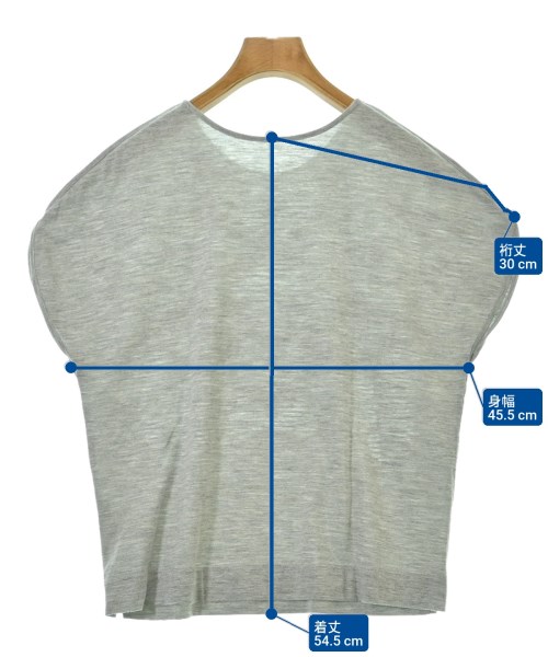 GEORGES RECH（ジョルジュレッシュ）Tシャツ・カットソー グレー サイズ:36(S位) レディース/2200684874456