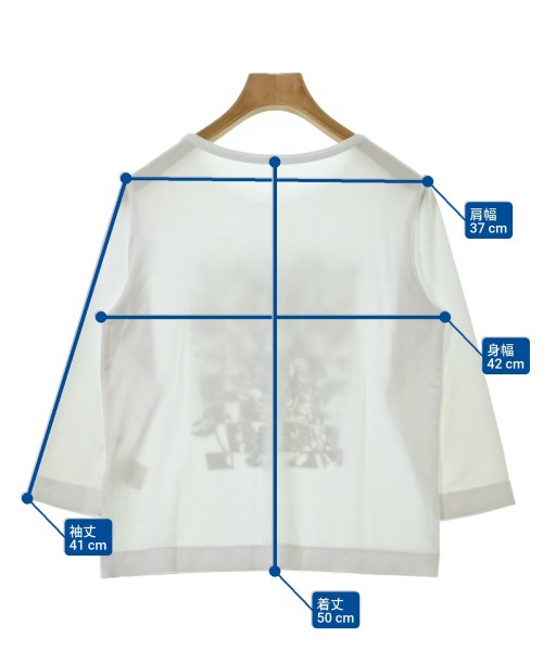 GEORGES RECH（ジョルジュレッシュ）Tシャツ・カットソー 白 サイズ:36(S位) レディース/2200684874487