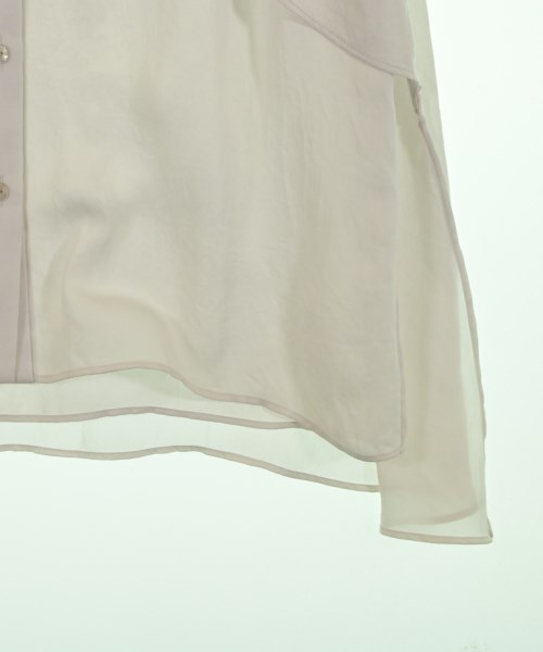 BLANC LE BILLET（ブランルビエ）カジュアルシャツ グレー サイズ:38(M位) レディース/2200628848116