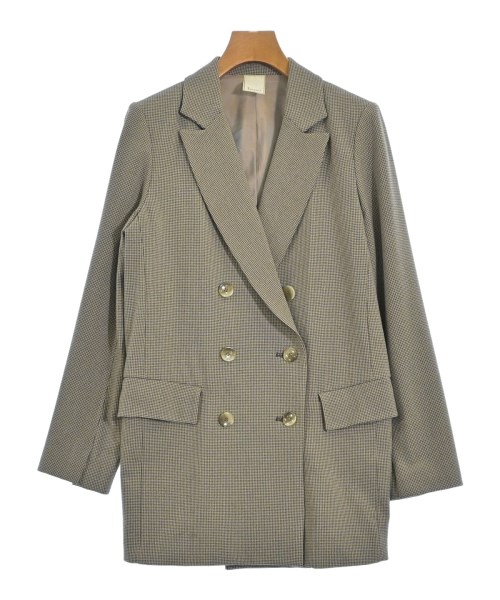 Rosarymoon(ロザリームーン)チェスターコート 茶 サイズ:F/2200668259019