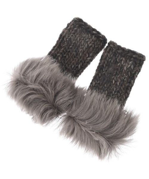 GUSHLOW & COLE（ガシュロウアンドコール）手袋 茶 サイズ:- レディース/2200673051028