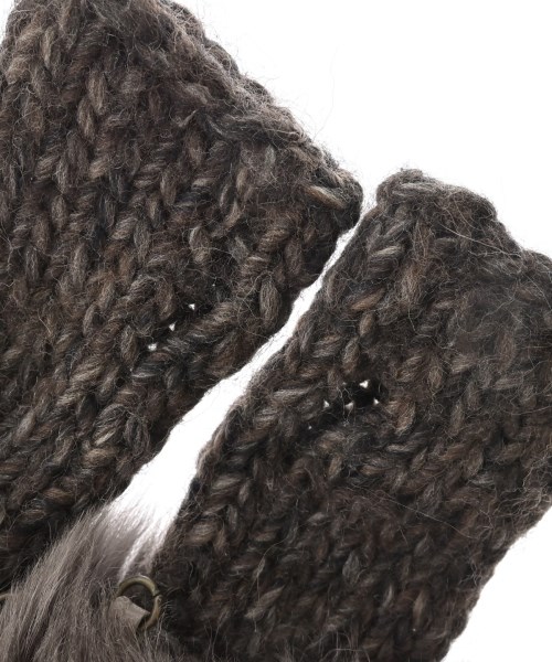 GUSHLOW & COLE（ガシュロウアンドコール）手袋 茶 サイズ:- レディース/2200673051028