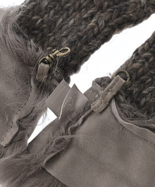 GUSHLOW & COLE（ガシュロウアンドコール）手袋 茶 サイズ:- レディース/2200673051028