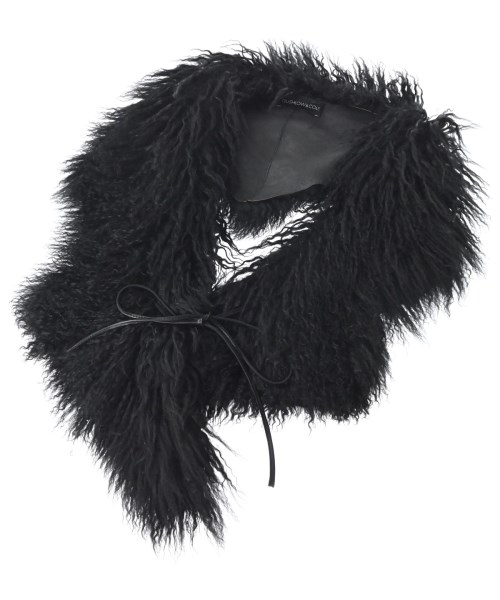 GUSHLOW & COLE(ガシュロウアンドコール)ストール 黒 サイズ:-/2200677677156