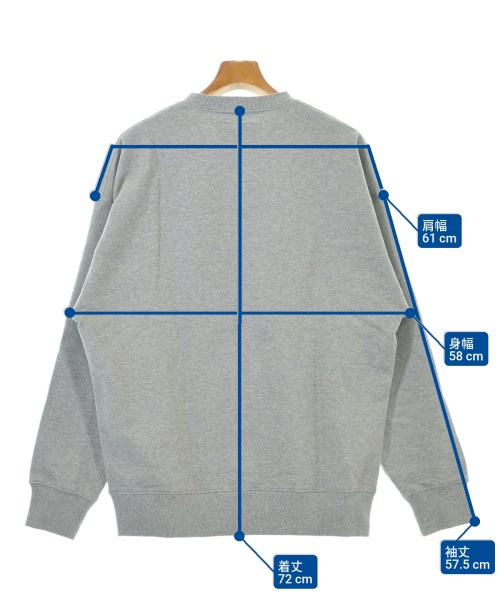 UNIVERSAL OVERALL（ユニバーサルオーバーオール）スウェット グレー サイズ:L メンズ/2200626237103