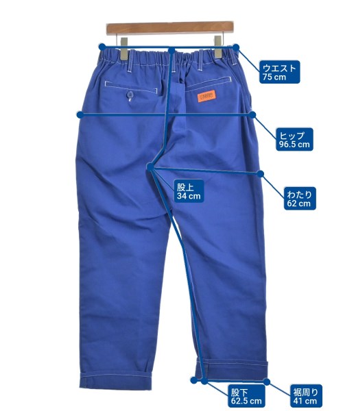 UNIVERSAL OVERALL（ユニバーサルオーバーオール）チノパン 青 サイズ:F メンズ/2200629802094