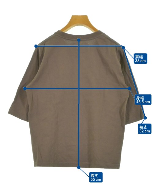 UNIVERSAL OVERALL（ユニバーサルオーバーオール）Tシャツ・カットソー 茶 サイズ:F レディース/2200612779112