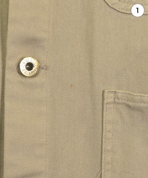 UNIVERSAL OVERALL（ユニバーサルオーバーオール）カバーオール ベージュ サイズ:M メンズ/2200617729037