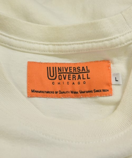 UNIVERSAL OVERALL（ユニバーサルオーバーオール）Tシャツ・カットソー 白 サイズ:L メンズ/2200619672102