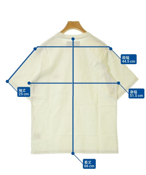 UNIVERSAL OVERALL（ユニバーサルオーバーオール）Tシャツ・カットソー 白 サイズ:L メンズ/2200619672102