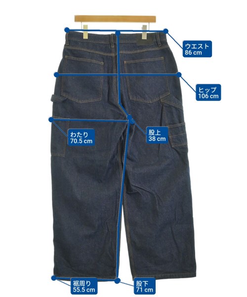 UNIVERSAL OVERALL（ユニバーサルオーバーオール）デニムパンツ 紺 サイズ:XL レディース/2200673063038