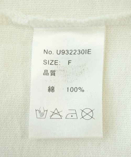 UNIVERSAL OVERALL（ユニバーサルオーバーオール）Tシャツ・カットソー 白 サイズ:F レディース/2200711765030