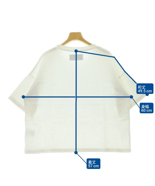 UNIVERSAL OVERALL（ユニバーサルオーバーオール）Tシャツ・カットソー 白 サイズ:F レディース/2200711765030