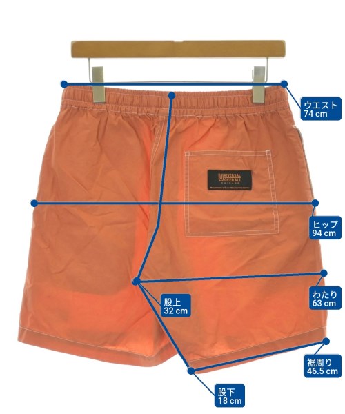 UNIVERSAL OVERALL（ユニバーサルオーバーオール）ショートパンツ オレンジ サイズ:M メンズ/2200647581049