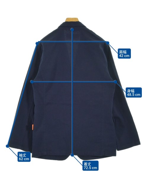 UNIVERSAL OVERALL（ユニバーサルオーバーオール）カジュアルジャケット 紺 サイズ:L メンズ/2200636883437