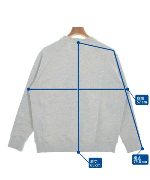 UNIVERSAL OVERALL（ユニバーサルオーバーオール）スウェット グレー サイズ:S メンズ/2200651375047