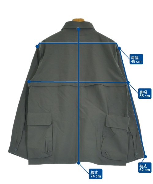 UNIVERSAL OVERALL（ユニバーサルオーバーオール）カジュアルシャツ グレー サイズ:L メンズ/2200651117104