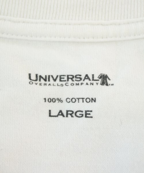 UNIVERSAL OVERALL（ユニバーサルオーバーオール）Tシャツ・カットソー 白 サイズ:L メンズ/2200702140037