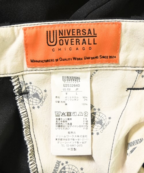 UNIVERSAL OVERALL（ユニバーサルオーバーオール）スラックス 黒 サイズ:L レディース/2200701498122
