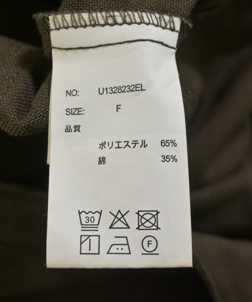 UNIVERSAL OVERALL（ユニバーサルオーバーオール）オールインワン/サロペット 茶 サイズ:F レディース/2200708255018