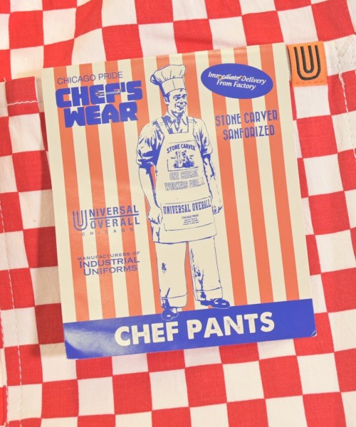 UNIVERSAL OVERALL（ユニバーサルオーバーオール）ショートパンツ 赤 サイズ:L メンズ/2200664599089