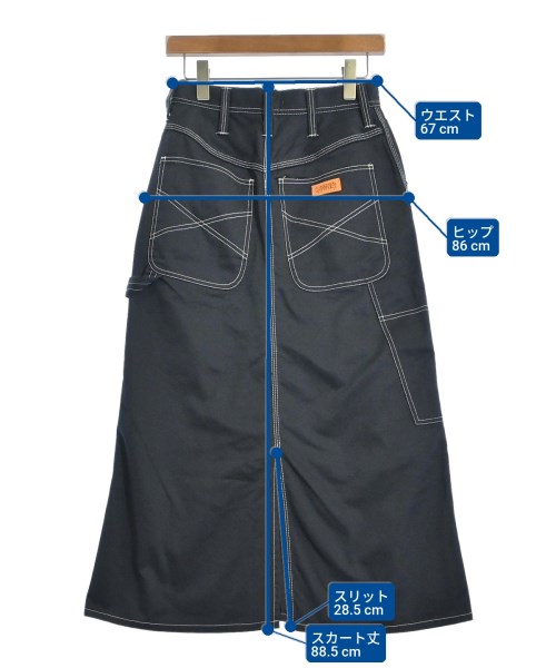 UNIVERSAL OVERALL（ユニバーサルオーバーオール）ロング・マキシ丈スカート 紺 サイズ:M レディース/2200668169080