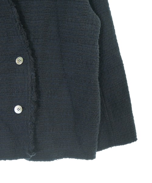 OUTER SUNSET（アウターサンセット）ノーカラージャケット 紺 サイズ:38(M位) レディース/2200642001092