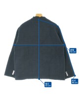 OUTER SUNSET（アウターサンセット）ノーカラージャケット 紺 サイズ:38(M位) レディース/2200642001092