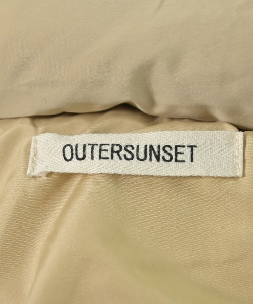 OUTER SUNSET（アウターサンセット）ダウンジャケット/ダウンベスト ベージュ サイズ:F レディース/2200647507018