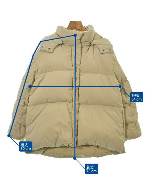 OUTER SUNSET（アウターサンセット）ダウンジャケット/ダウンベスト ベージュ サイズ:F レディース/2200647507018