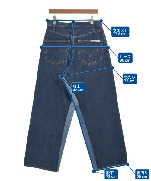 MADE by sunny side up（メイドバイサニーサイドアップ）デニムパンツ 紺 サイズ:3(XL位) メンズ/2200705239059