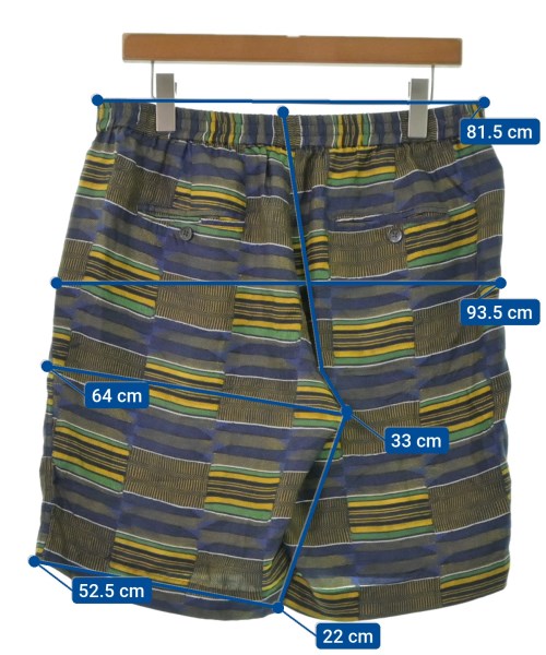 BANANATIME（バナナタイム）ショートパンツ 青 サイズ:M メンズ/2200451196019