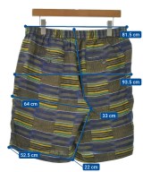 BANANATIME（バナナタイム）ショートパンツ 青 サイズ:M メンズ/2200451196019