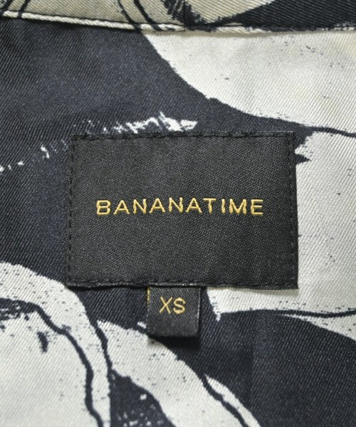 BANANATIME（バナナタイム）シャツワンピース 黒 サイズ:XS レディース/2200616397084