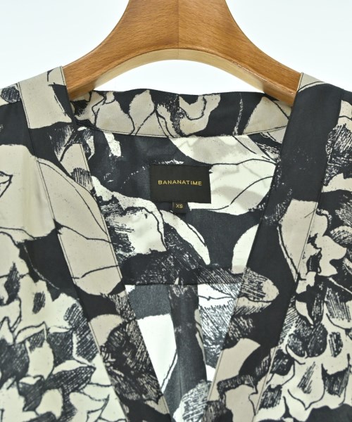 BANANATIME（バナナタイム）シャツワンピース 黒 サイズ:XS レディース/2200616397084