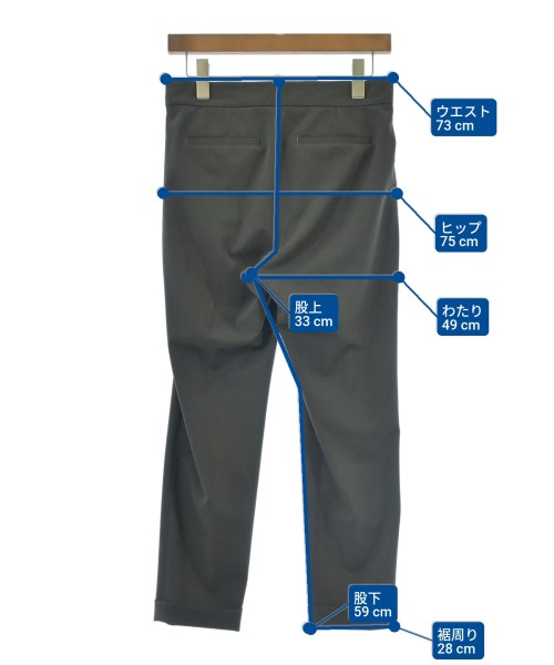 Haunt（ハウント）クロップドパンツ カーキ サイズ:36(S位) レディース/2200622501048