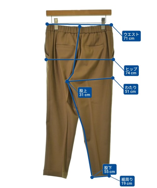 Haunt（ハウント）スラックス 茶 サイズ:36(S位) レディース/2200659661043