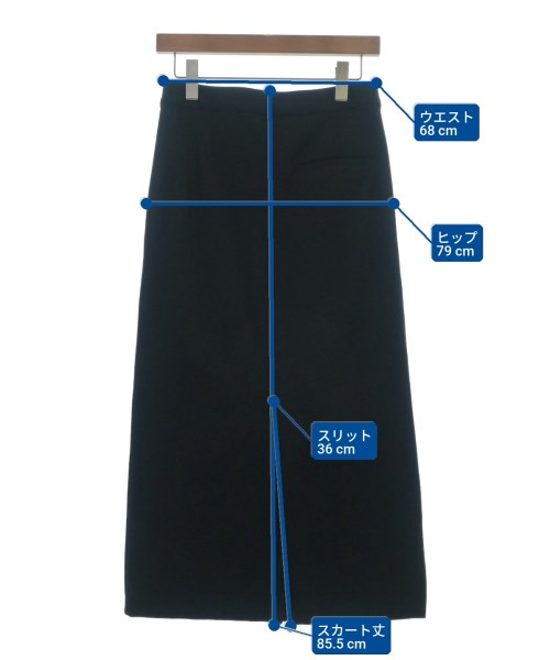 Haunt（ハウント）ロング・マキシ丈スカート 黒 サイズ:36(S位) レディース/2200669381078