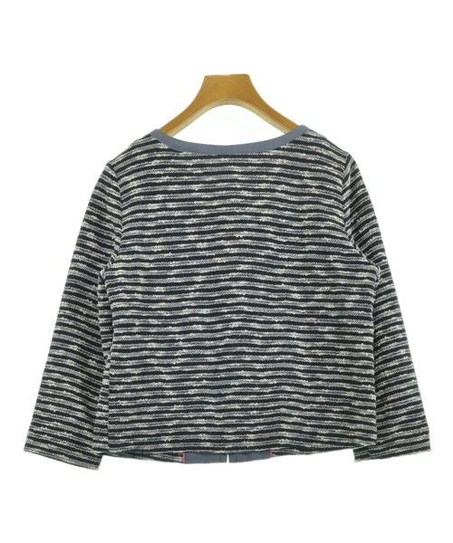 ecruefil（エクリュフィル）ノーカラージャケット 紺 サイズ:M レディース/2200654198032