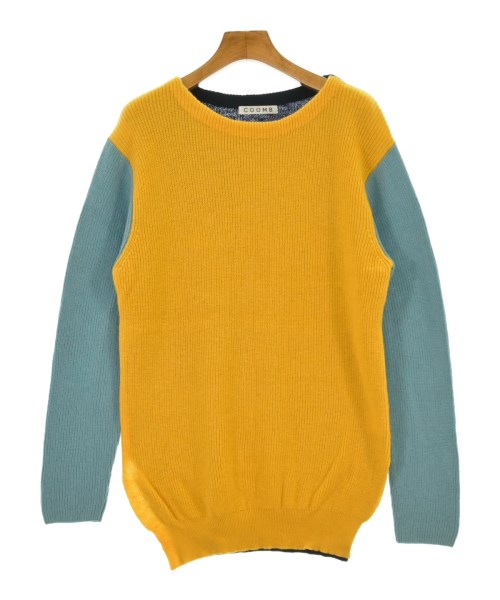 Coomb(クーム)ニット・セーター 黄 サイズ:40(M位)/2200659383167